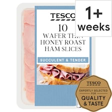 Tesco Wafer Thin Honey Roast Ham Slices 125g