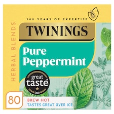 Twinings Peppermint 80 Tea Bags 160G